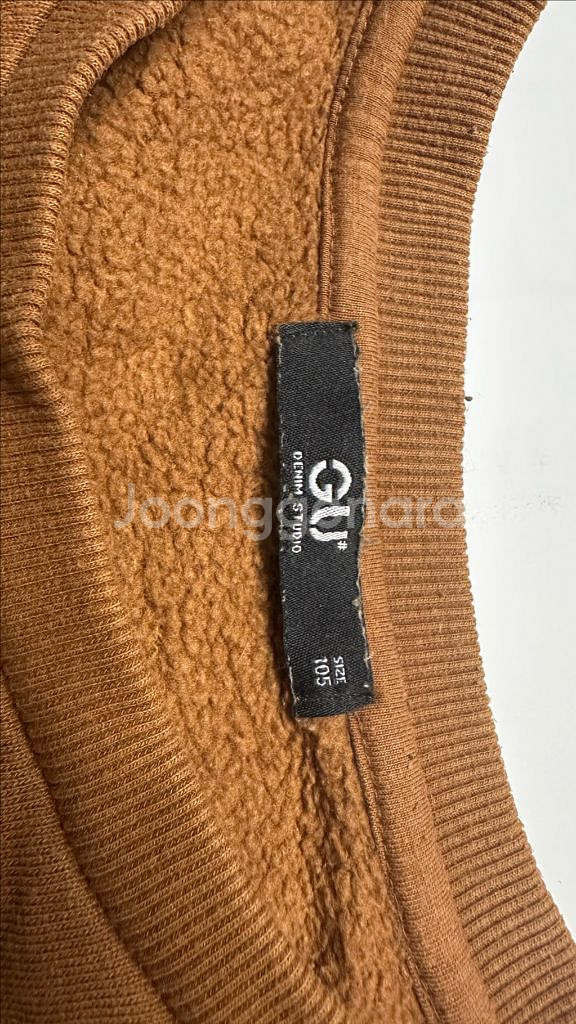 GU 기모 맨투맨 105--2