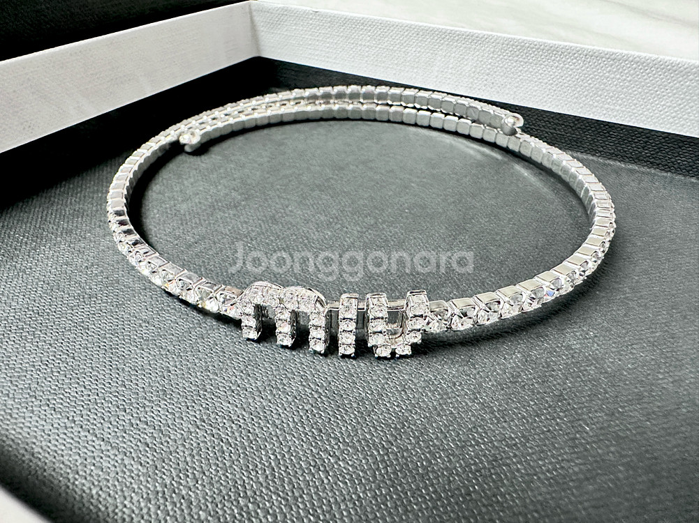 미우미우 크리스탈 목걸이 5JC871_2DNC_F0OK--0