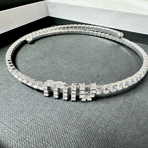 미우미우 크리스탈 목걸이 5JC871_2DNC_F0OK