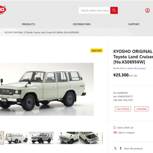 토요타 랜드크루저 60 1/18 다이캐스트 모델카