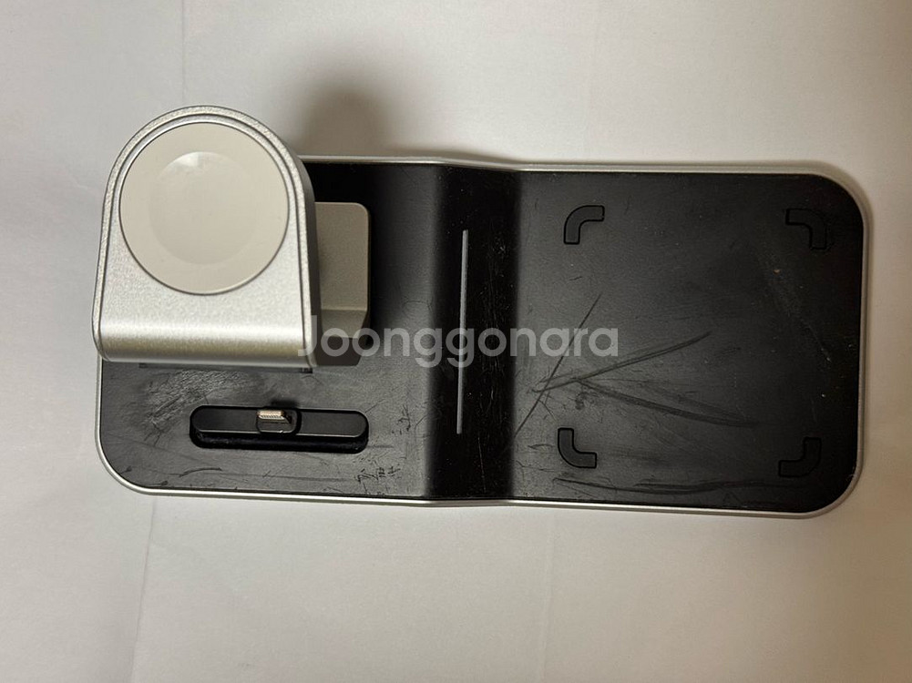 초텍 MFI인증 4in1 무선 충전기--3