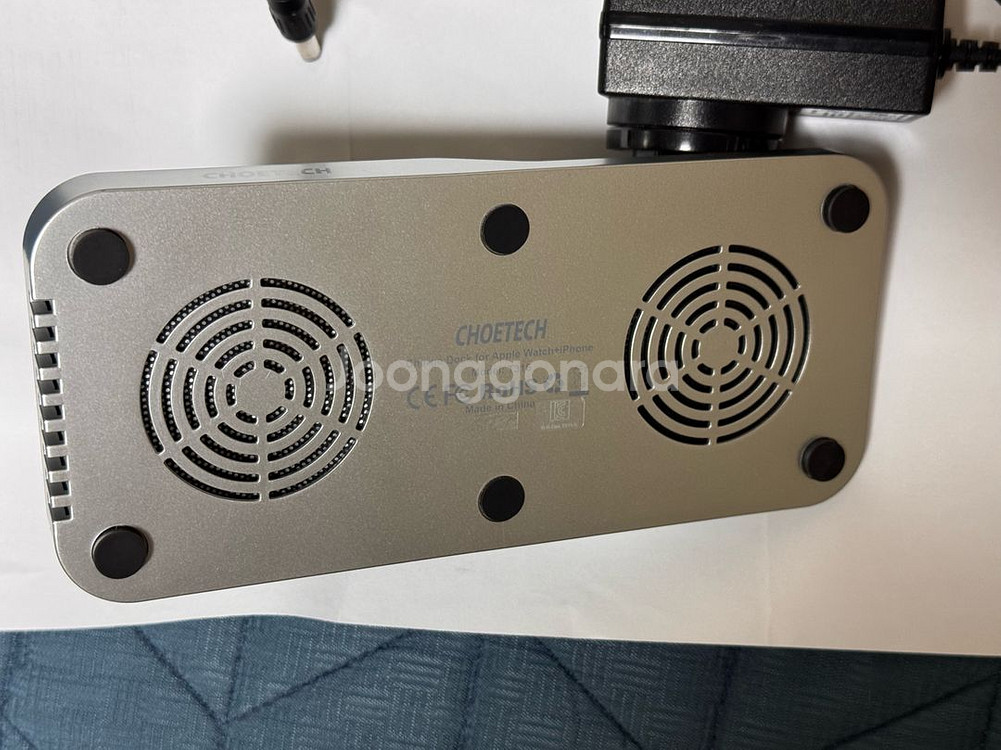 초텍 MFI인증 4in1 무선 충전기--4