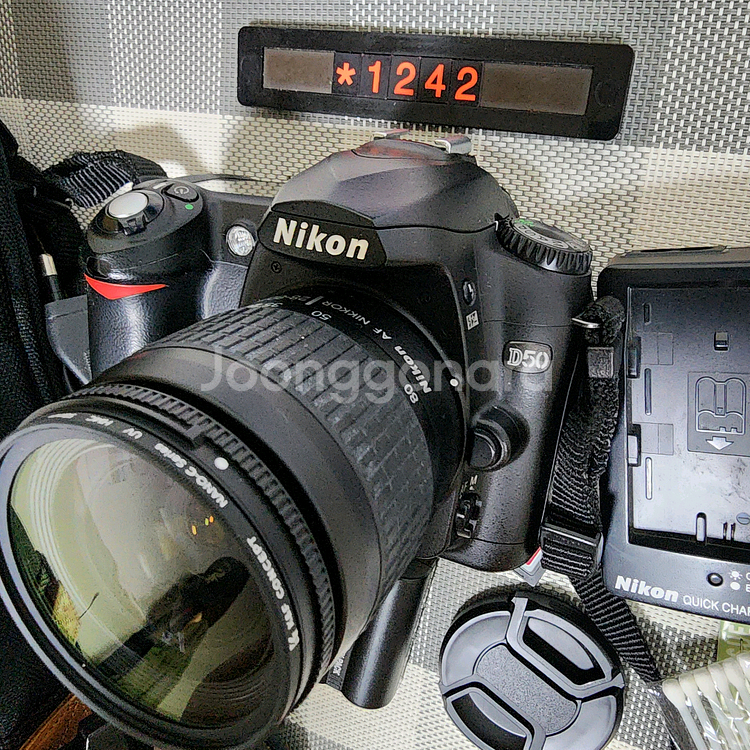 니콘 D50 디지털카메라 28-80 줌렌즈 가방 세트--2