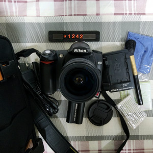 니콘 D50 디지털카메라 28-80 줌렌즈 가방 세트