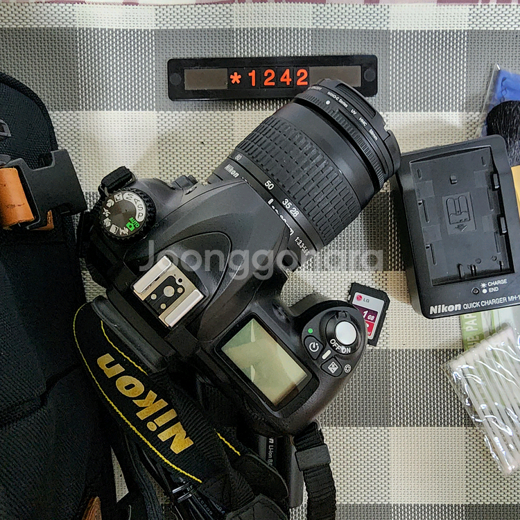 니콘 D50 디지털카메라 28-80 줌렌즈 가방 세트--3