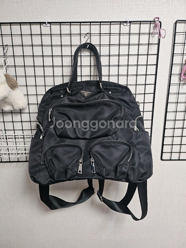 프라다 나일론 백팩--0