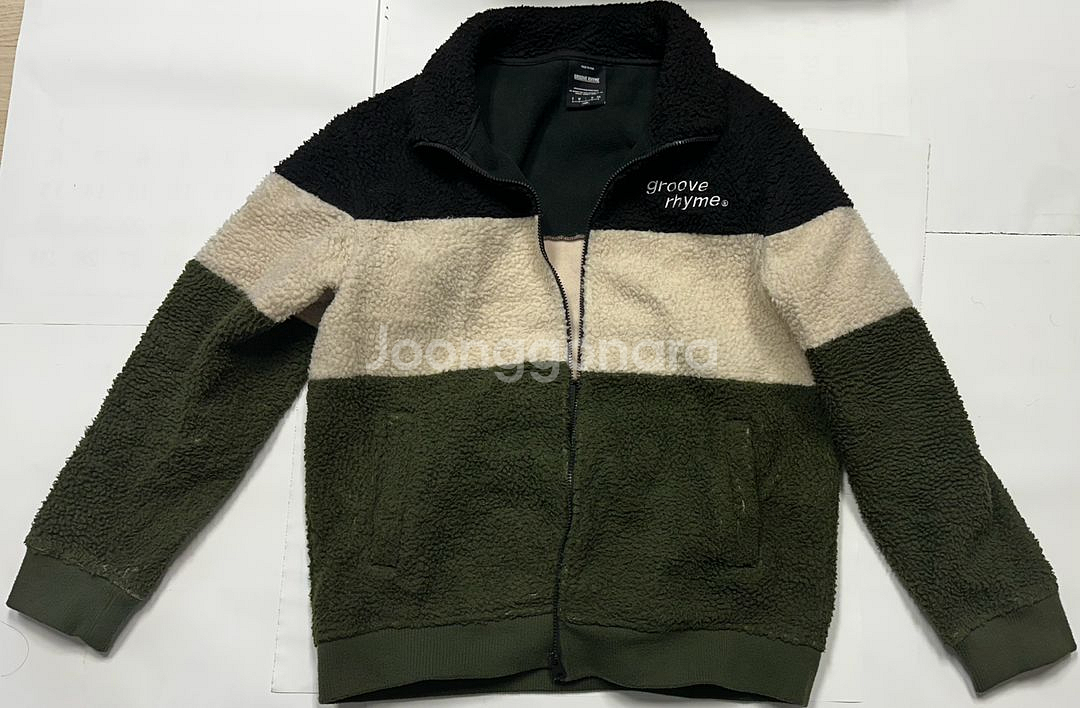 그루브라임 뽀글이 후리스 자켓 L--0