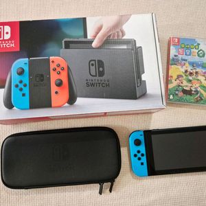 닌텐도스위치 2017버전 박스(액정필름,정품파우치)