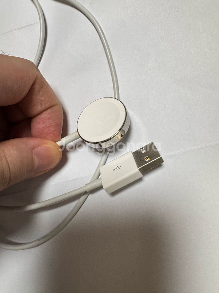 애플 정품 애플워치 충전 케이블--1