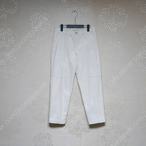 타임옴므 화이트진 데님 팬츠