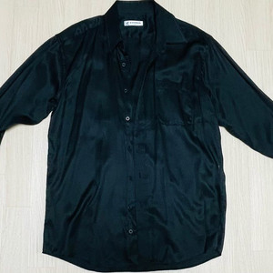 EVANDIX 검정색 긴팔 셔츠 105 XL