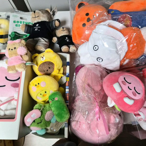 위글위글, 스타벅스 베어리, 카카오, 라인프렌즈 솜인형 일괄 처분