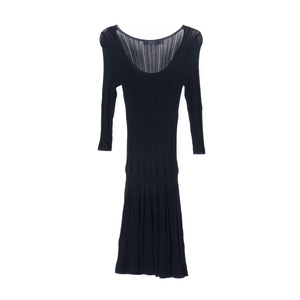 (정품)[XS]폴로 랄프 로렌 네이비 레이어드 롱 긴팔 니트원피스