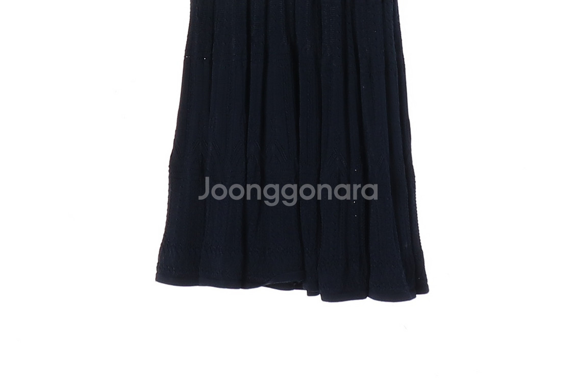 (정품)[XS]폴로 랄프 로렌 네이비 레이어드 롱 긴팔 니트원피스--3