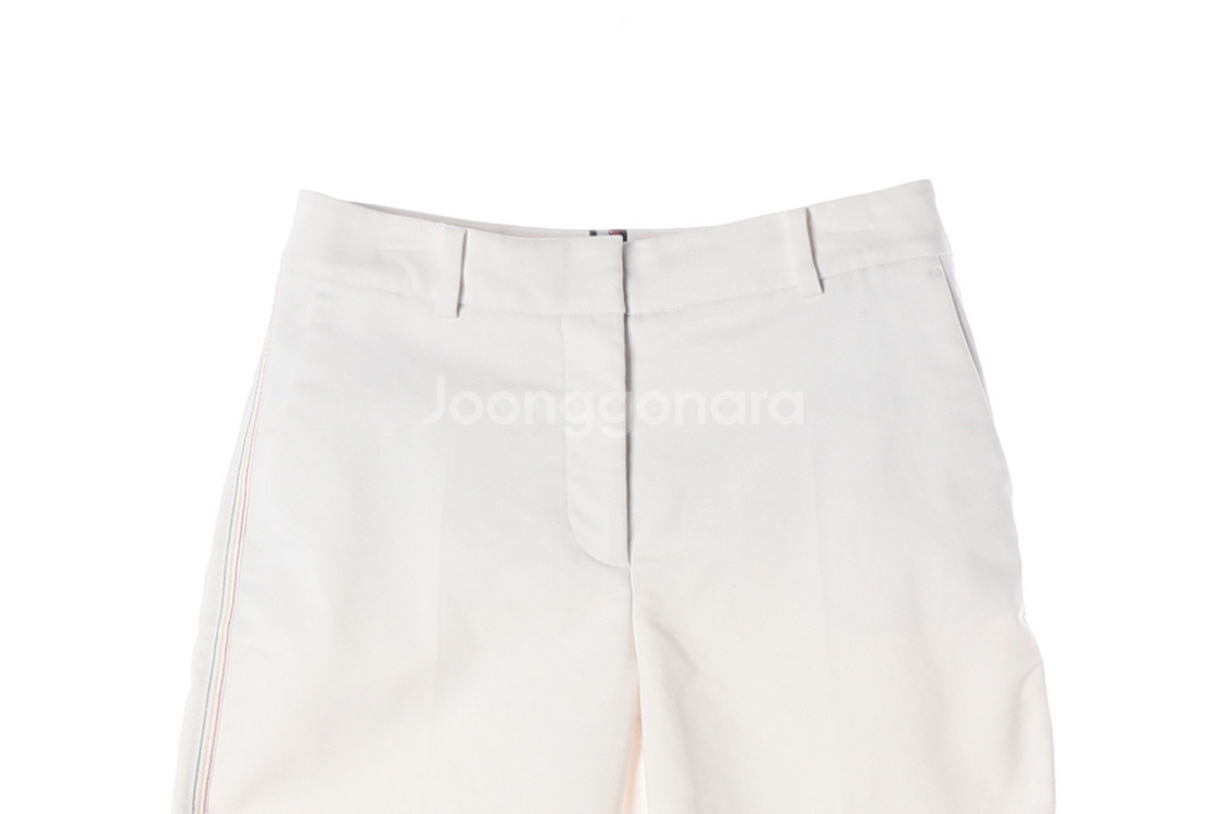 [XS]타미힐피거 아이보리 쇼츠 반바지 치노팬츠 면바지--1