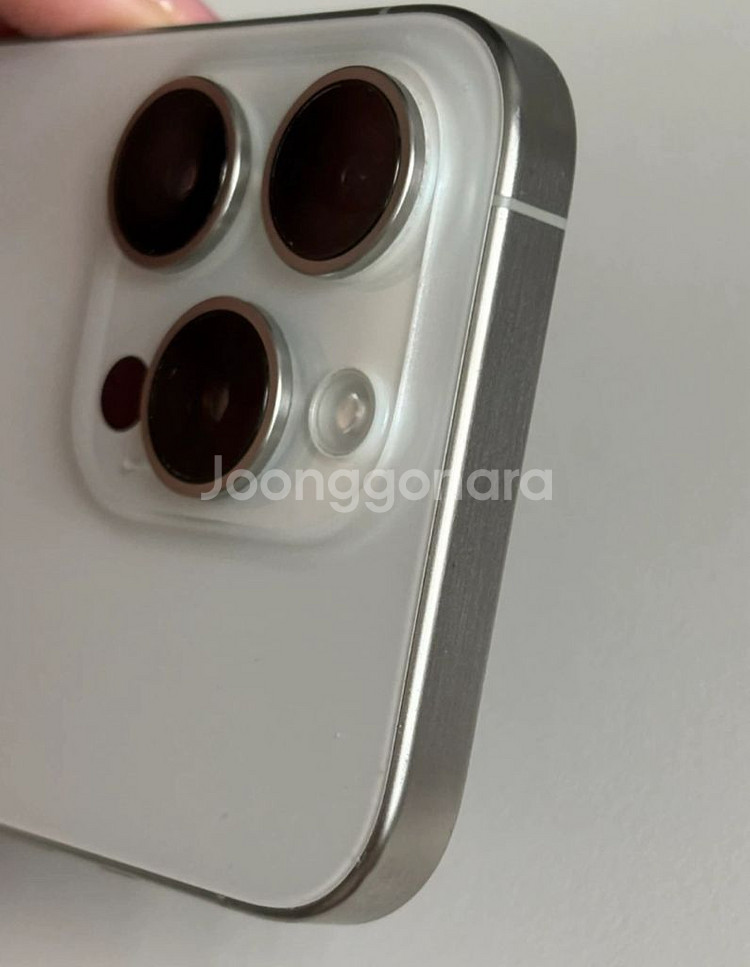 아이폰15프로 화이트 256기가--3