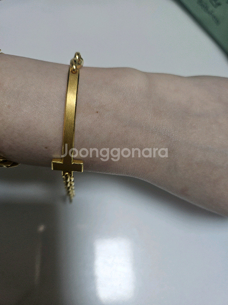 순금 5돈팔찌18k고리포함급처ㅠ--0