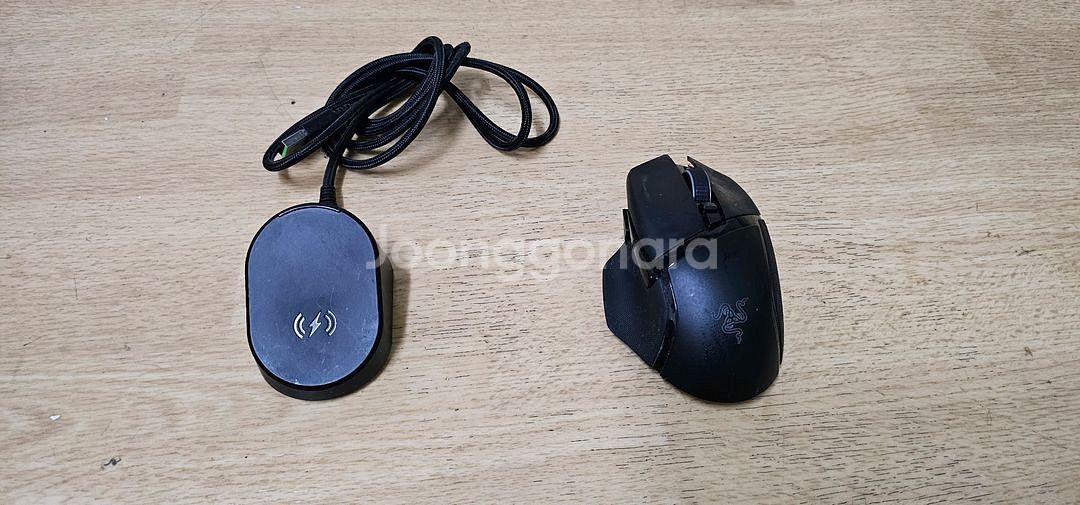 레이저 바실리스크 V3 무선마우스 , 충전독 포함--0