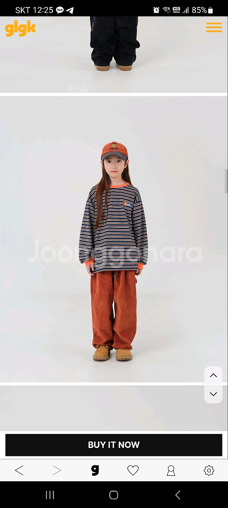 히로 glgk 카스테라 롱슬리브 네이비150,160--0