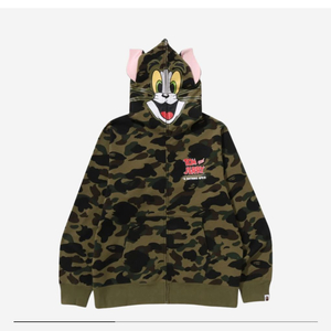 베이프 톰과 제리 콜라보 후드집업