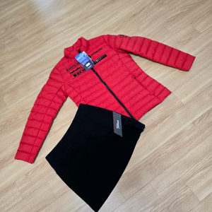 데상트 구스다운 패딩 점퍼 타이틀리스트