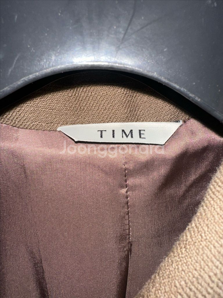 타임옴므 TIME HOMME 남성 울블렌드 브라운 자켓 105--2