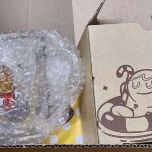 쿠키런 유리 머그컵 용감한 쿠키