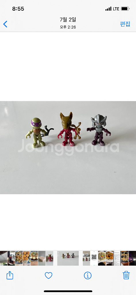 [몽땅가격]피규어 8개 디즈니 미키 닌텐도 닌자거북이--2