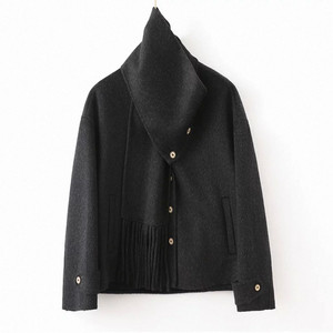 블랙 머플러 세트 100프로 울소재 울코트 새상품