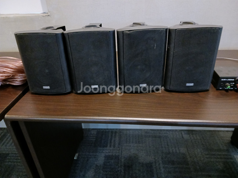 카페/교회/매징/펜션/레스토랑/마트용 USB 오디오 리시버 + 스피커 세트--1