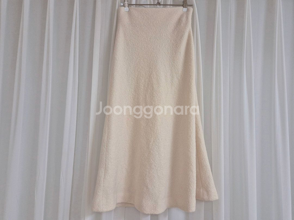 시에SIE 이네스 플레어 스커트 크림 XS--3