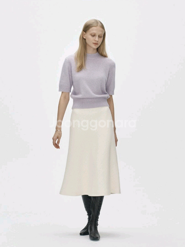 시에SIE 이네스 플레어 스커트 크림 XS--0