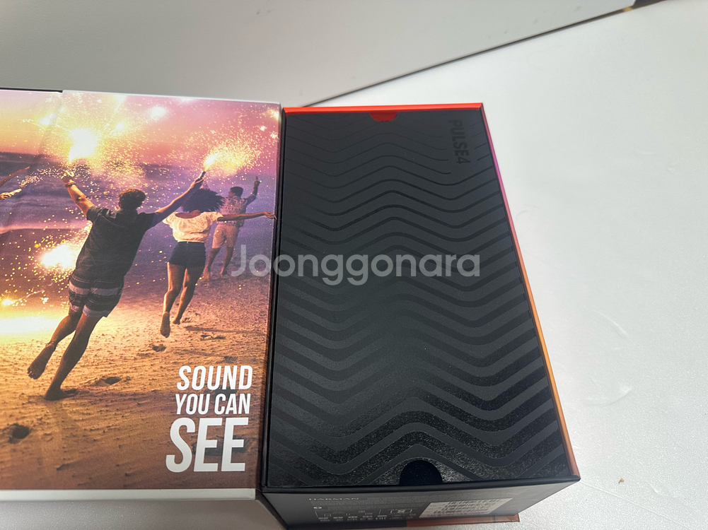 (박스 O)JBL PULSE4 정품 블루투스 스피커 화이트--1