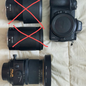 니콘 pc-e 24mm 3.5d, z6, 105 micro 등