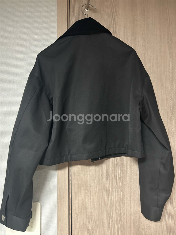 블랙크롭자켓 수입의류--1