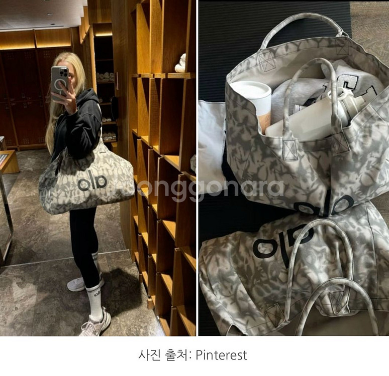 alo 알로 다이타이 쇼퍼백 컨버스백--3