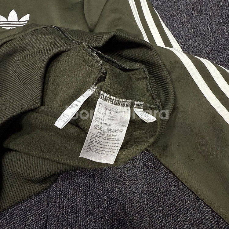 아디다스 파이어버드 카키 져지--8