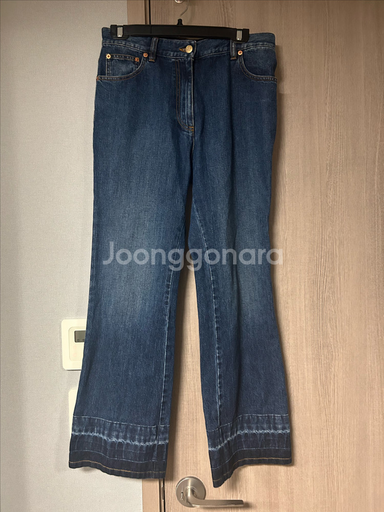 발렌티노 부츠컷 데님 정품--0