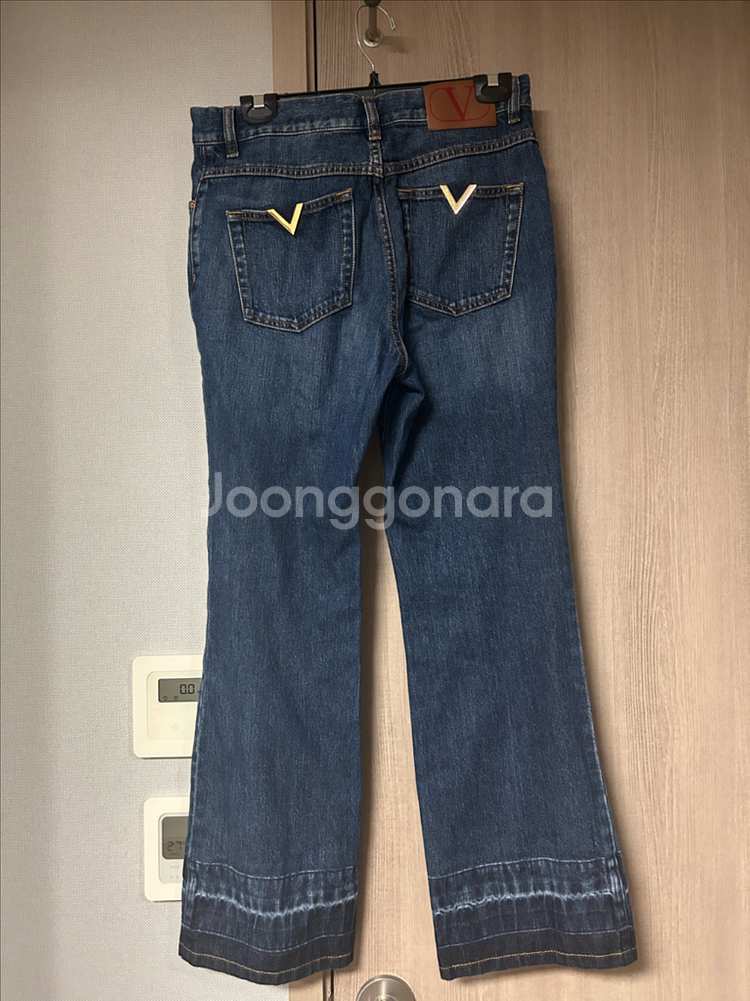 발렌티노 부츠컷 데님 정품--1