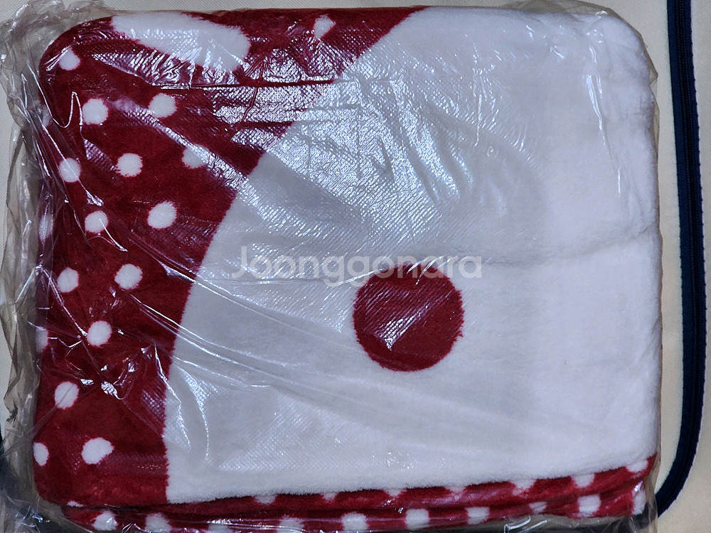 무한도전 무도리 담요 무릎담요 레드--0