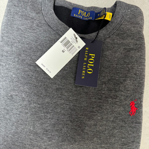 폴로 랄프로렌 기모 맨투맨 티셔츠 그레이 M 새상품