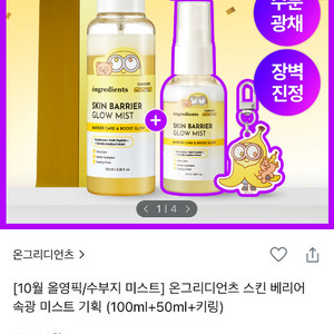 온그리디언츠 스킨베리어 속광 미스트