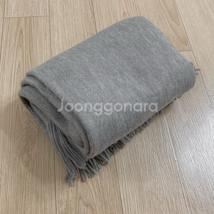 그레이 목도리 머플러--2