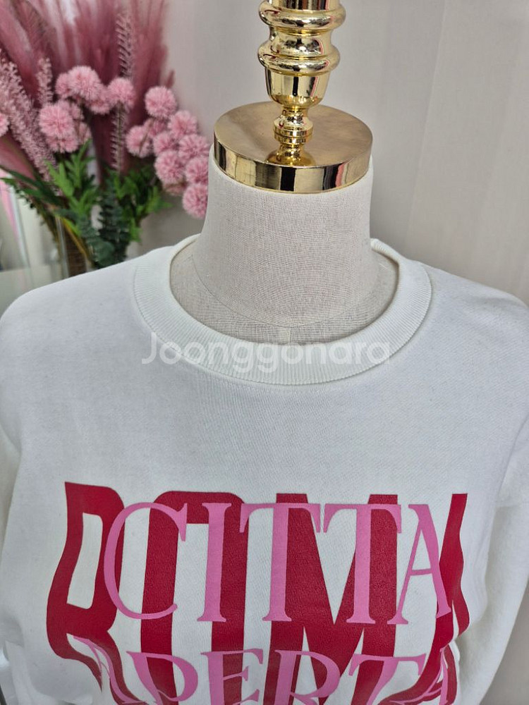 여성 쭈리 간절기 숏 맨투맨--6