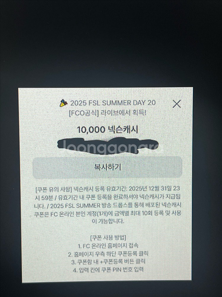 넥슨캐시 10000원--0