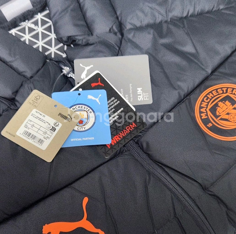 해외L,XL/맨체스터시티 덕다운 패딩조끼 맨시티 축구--5