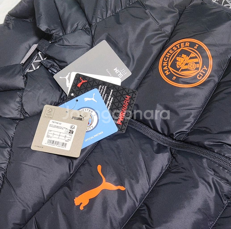 해외L,XL/맨체스터시티 덕다운 패딩조끼 맨시티 축구--4