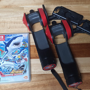 닌텐도스위치 낚시스피릿 칩 + 호리 낚시컨트롤러2개