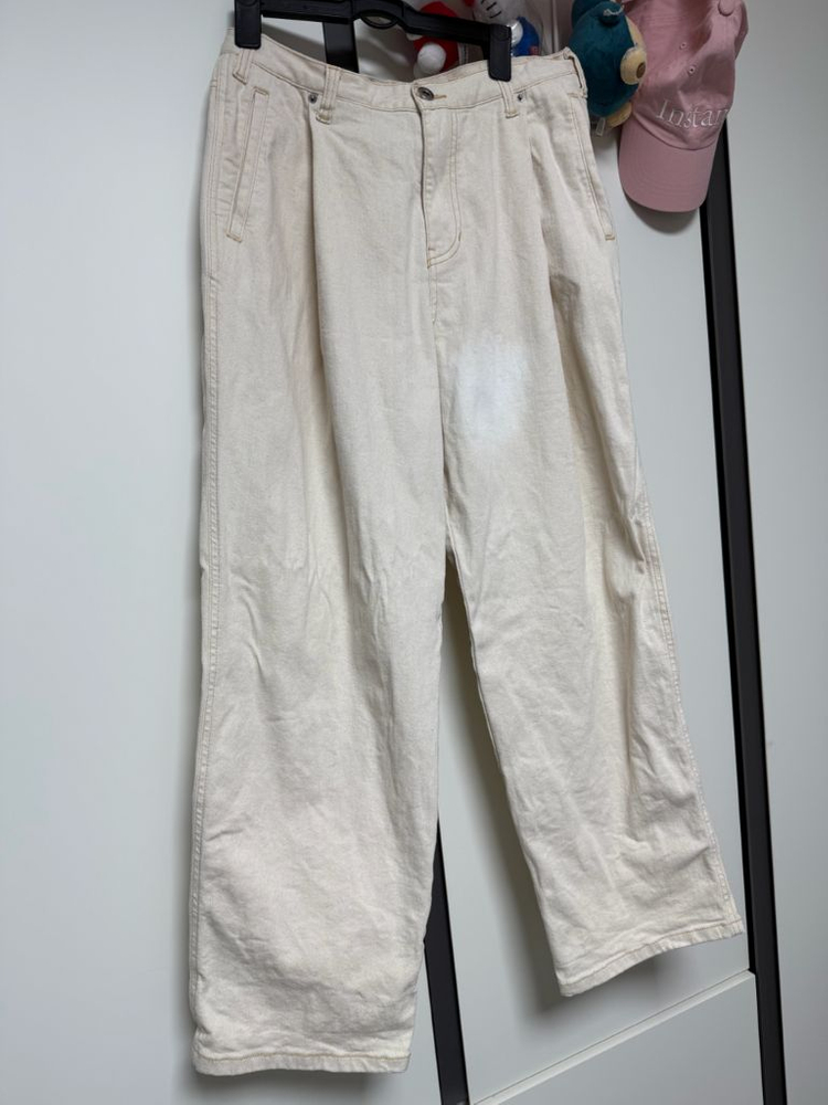 노앙 DO NOT REVERSE 코튼 팬츠 베이지 L 이미지