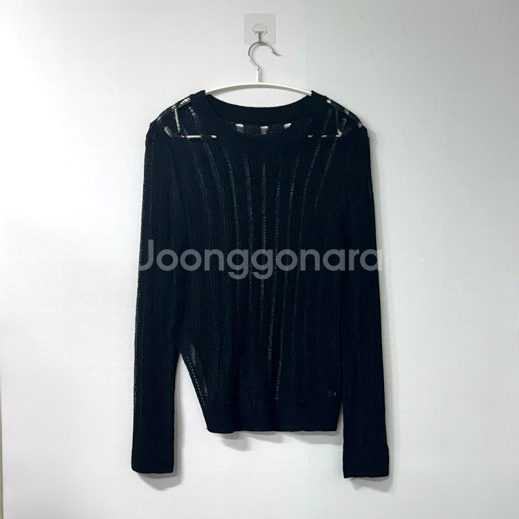 새제품 데미지 그물 니트--0